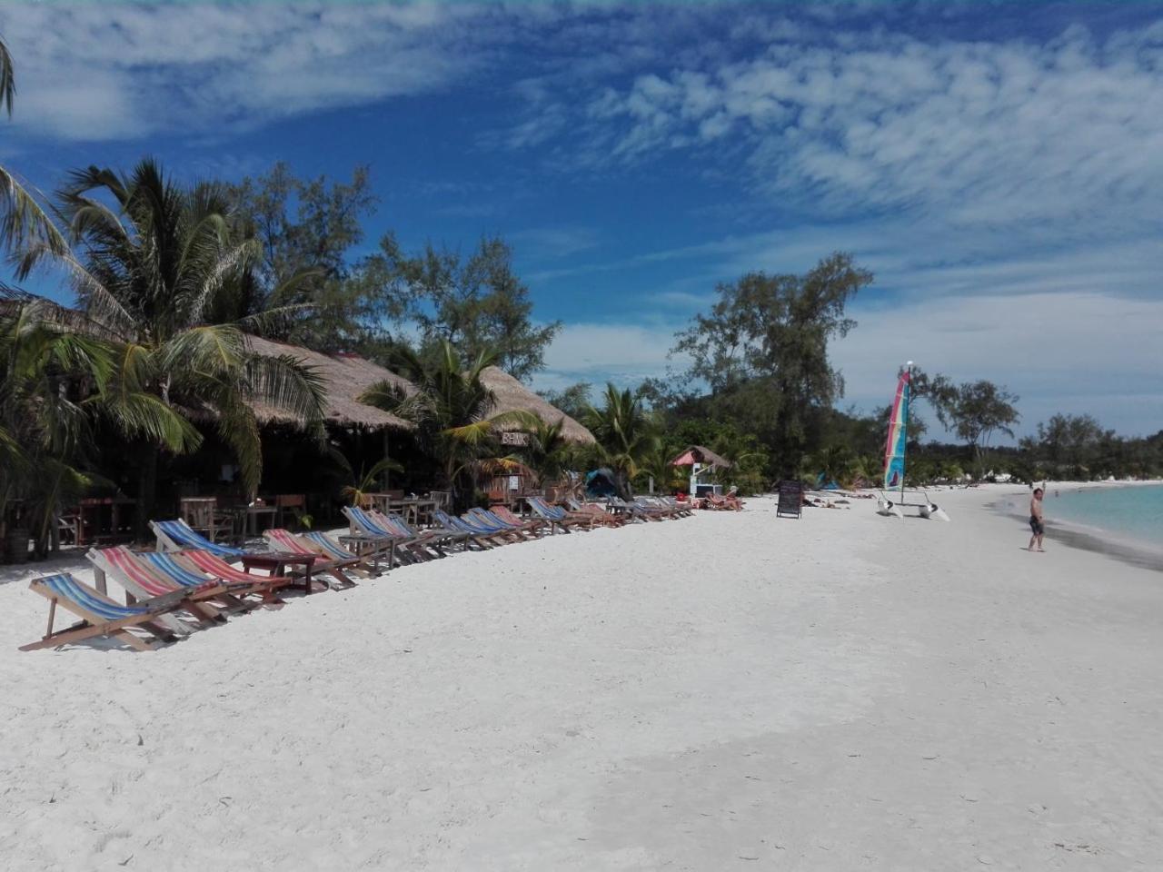 Sandbank Restaurant & Camping Koh Rong Kaoh Touch Extérieur photo